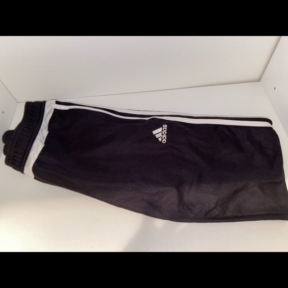 Adidas Track Pants, full length stripes